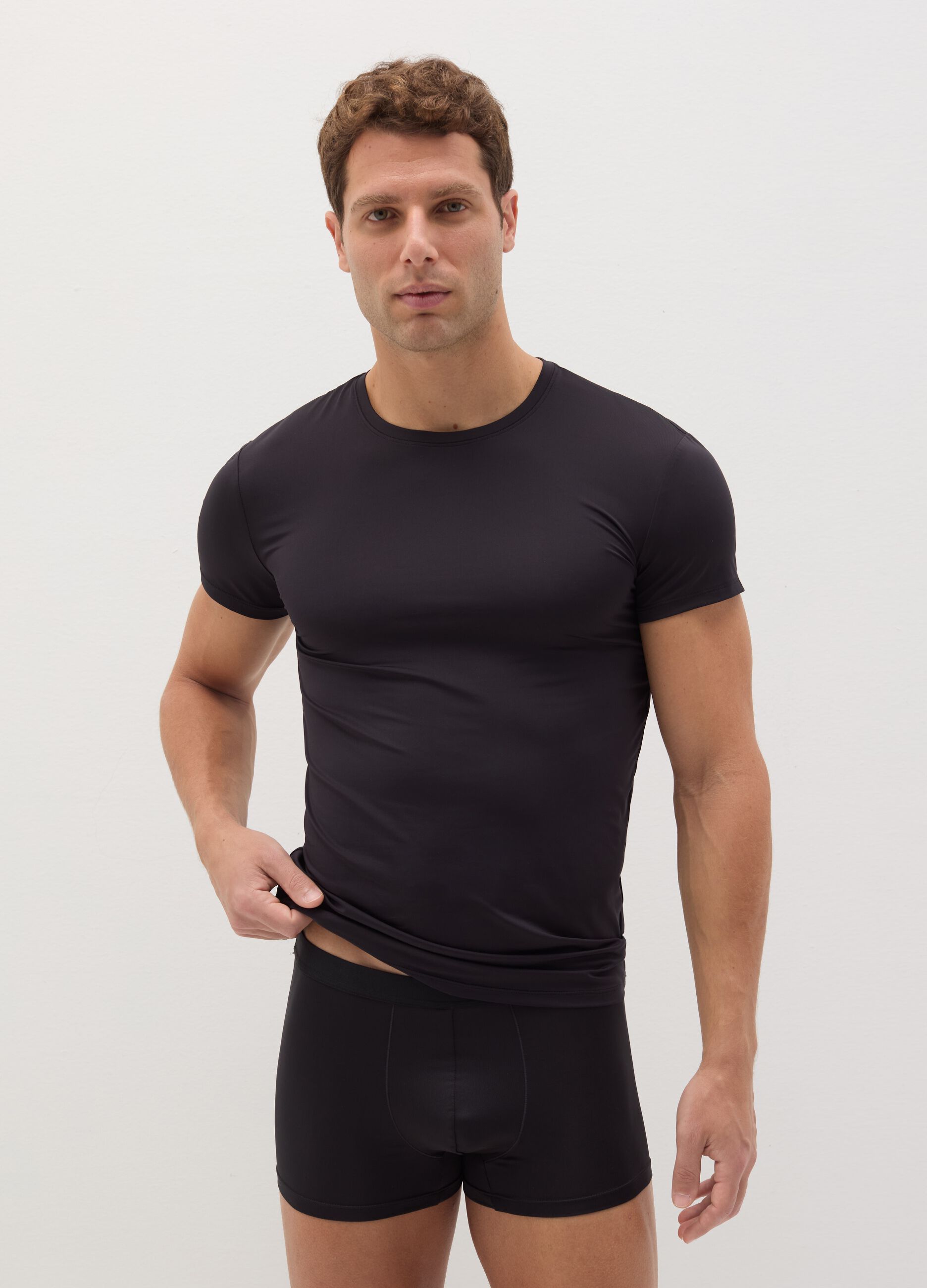 Three-pack boxer shorts in microfibre