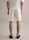 Multicolour striped linen-cotton blend shorts, regular fit_2