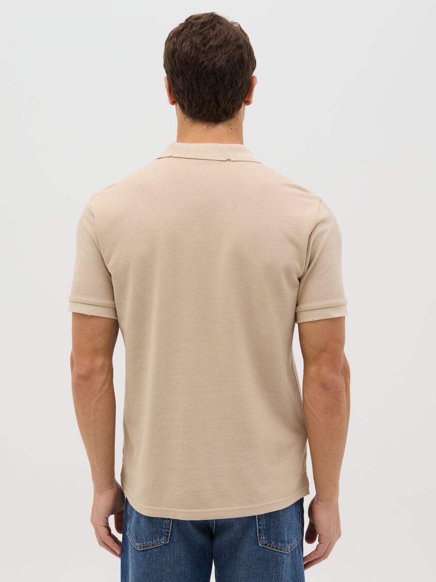 100% cotton piqué polo shirt_2