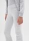 Girls' grey cotton slim fit leggings_2