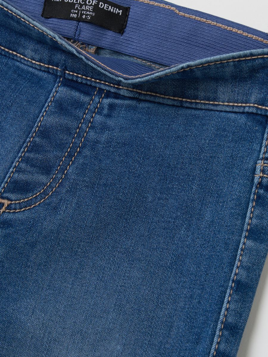 Flare-fit jeggings with pockets_2