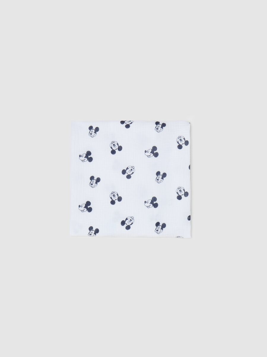 Muslin blanket with Mickey Mouse print_1