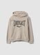 Beige cotton-blend hoodie with logo for boys_3