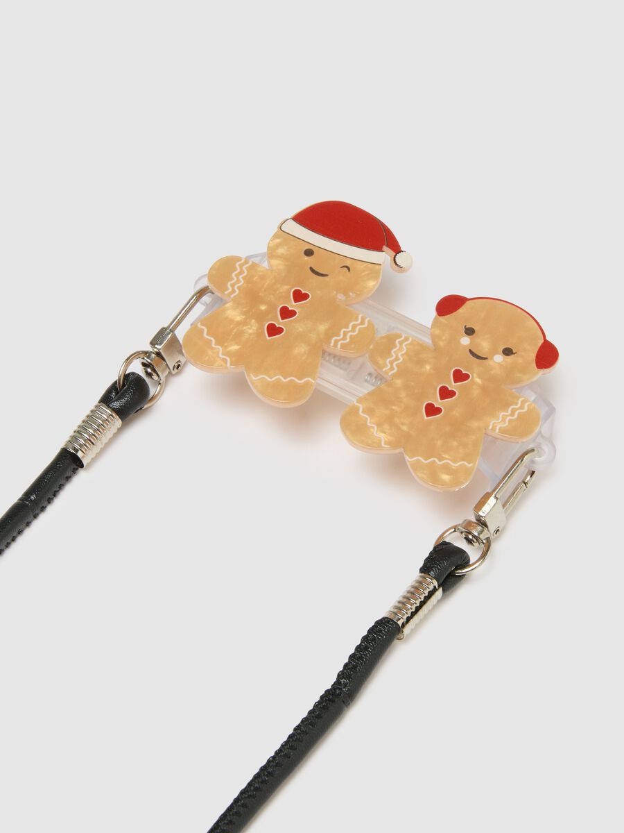 Multicolour Christmas Phone Lanyard with Clip_1