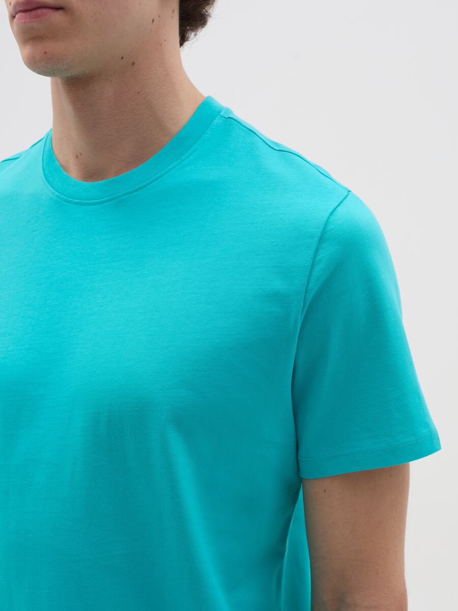 Organic cotton T-shirt with round neck_2