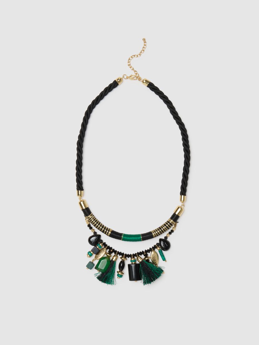 Women's multicolour iron necklace with details_1