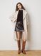 Beige wool blend coat with belt_0