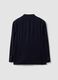 Blue pinstripe double-breasted stretch viscose suit_1