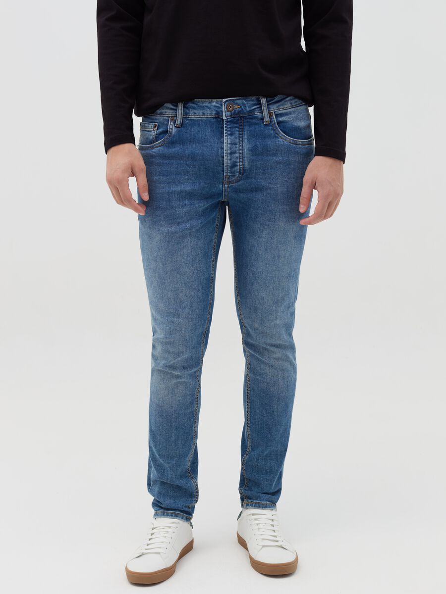 Jeans skinny fit cinque tasche_1