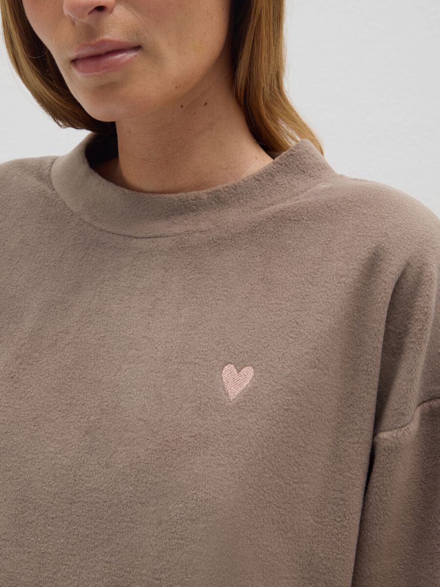 Brown Pyjama Top Regular Fit_3