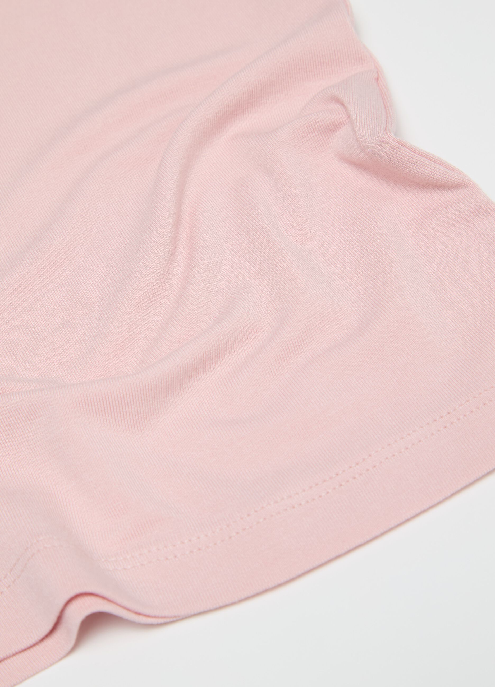Canotta intima scollo a V con pizzo