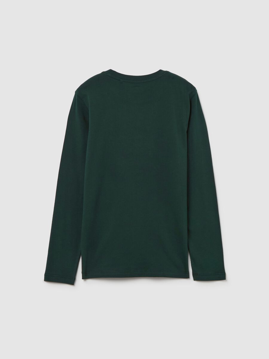 Long-sleeved T-shirt with "Varsity College" print_4