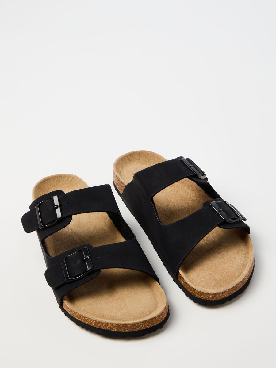 Sandals with double band in suede_2