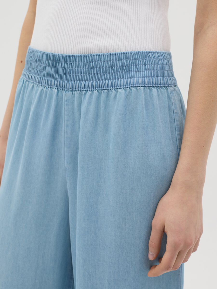 Wide-leg jeans in Lyocell_3