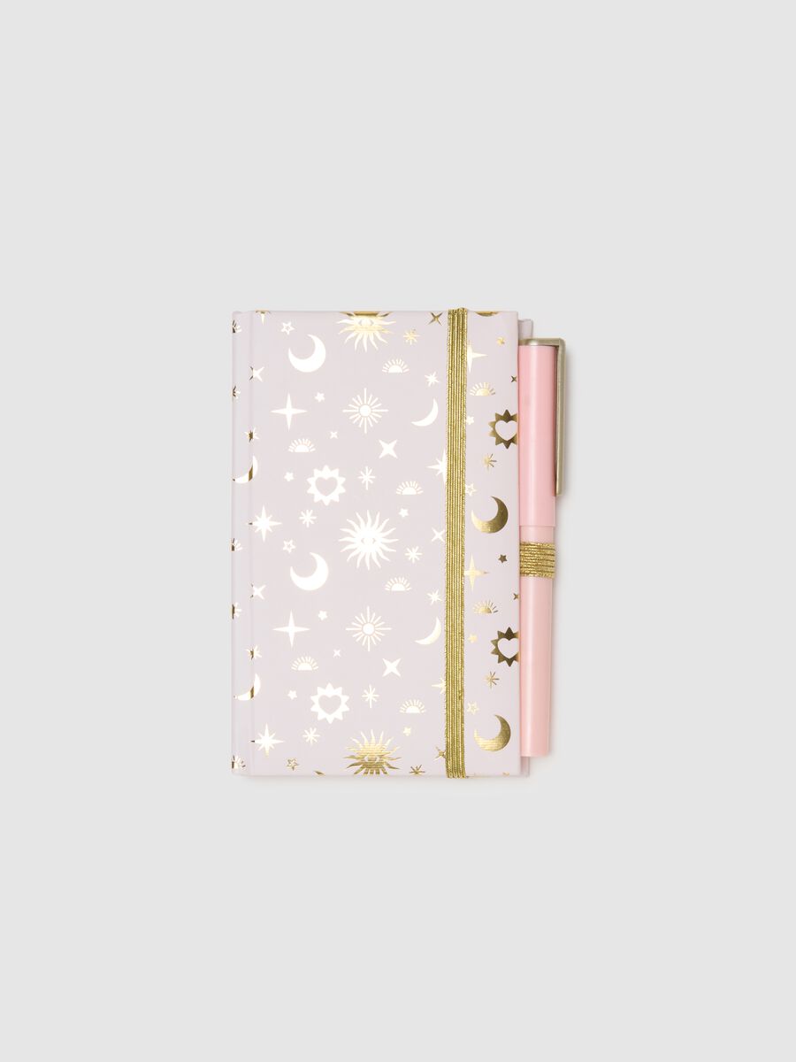 Pink Paper Planner with Astral Decorations_0