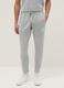 Grey cotton blend jogger trousers regular fit with Everlast logo_1