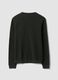 Green pure cotton crew-neck jumper, regular fit_6