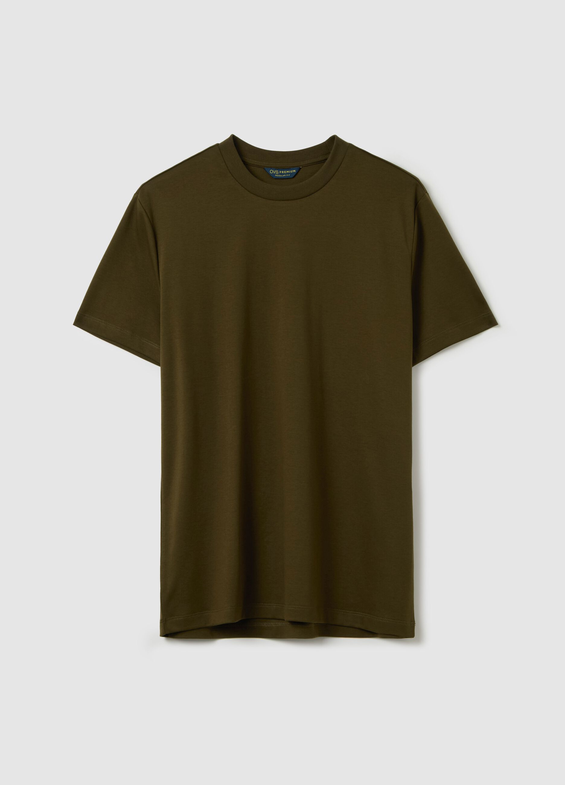 Regular-fit T-shirt with round neck