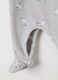 Two-pack unisex grey velour sleepsuits with snap closure_3