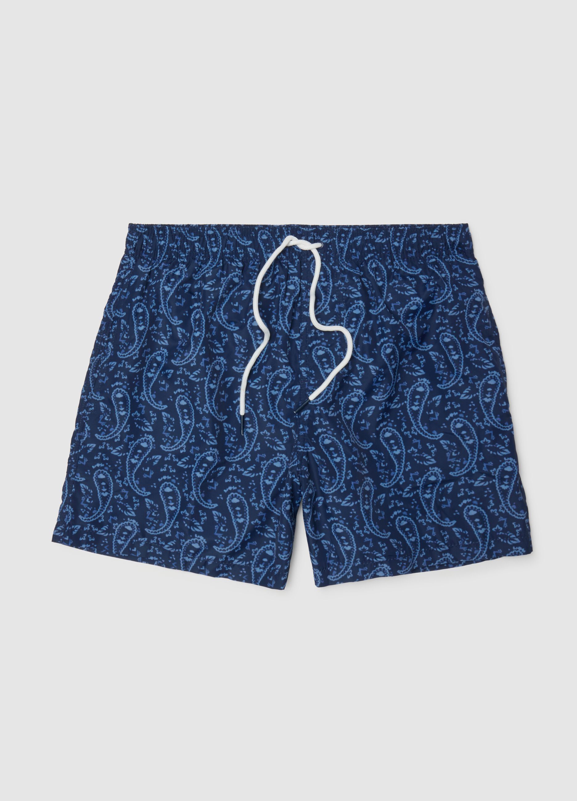 Costume da bagno da uomo in tessuto multicolor regular fit