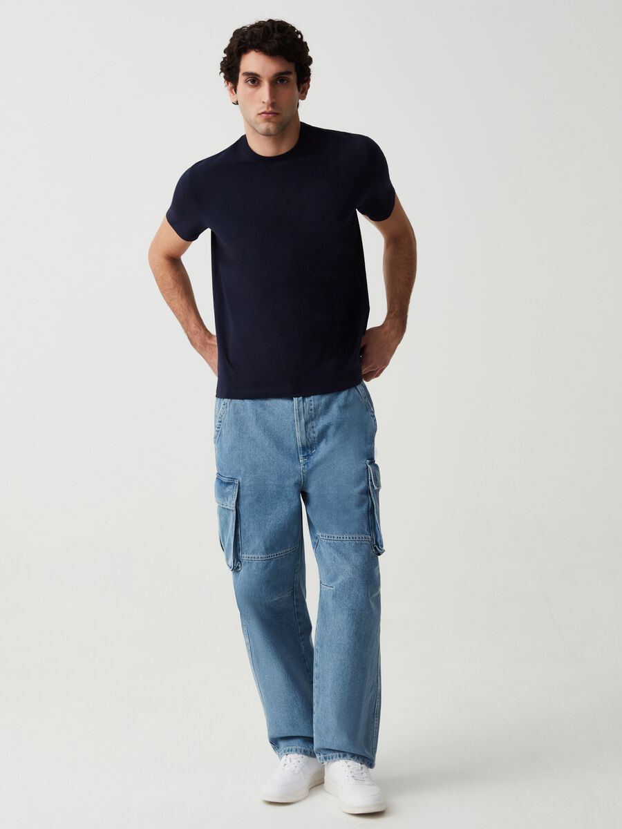 Organic cotton T-shirt with round neck_1