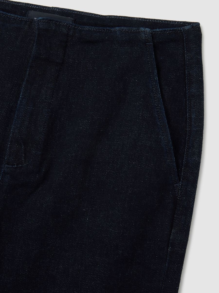 Blue Denim Regular Fit Trousers_5