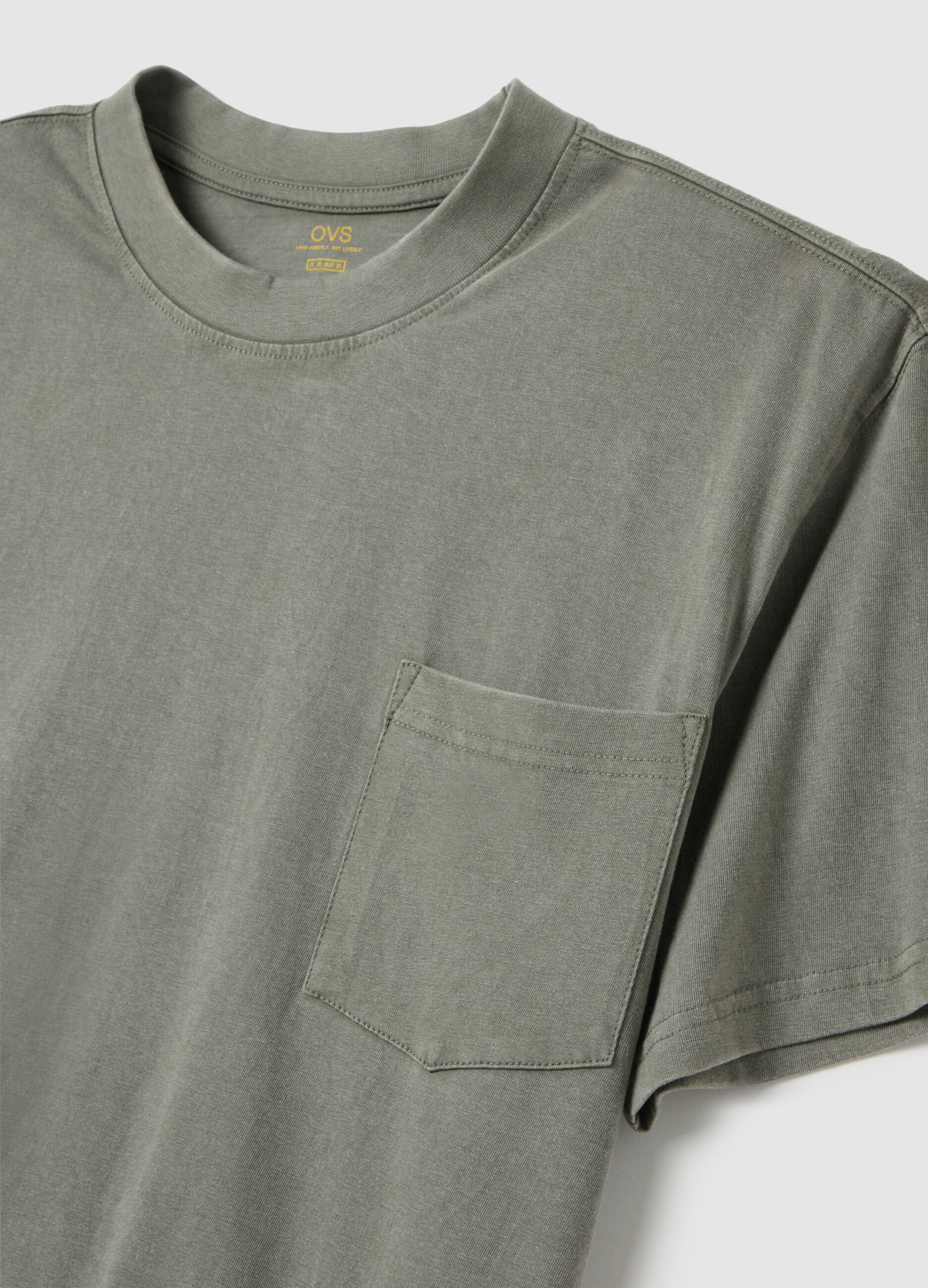 Men's green pure cotton comfort fit set
