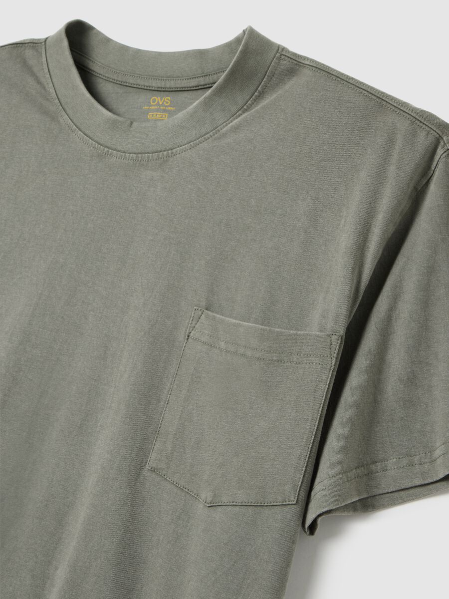 Men's green pure cotton comfort fit set_5
