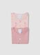 Bipack body rosa in puro cotone organico con stampa Minnie per neonata_2