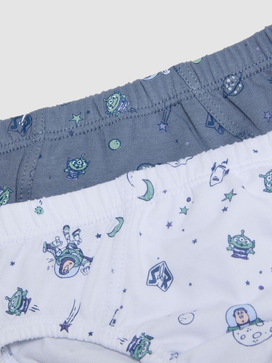 Multipack di cinque slip multicolor in cotone organico con grafiche Toy Story_2