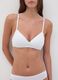 The Triangle stretch cotton triangle bra_0