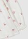 Baby girl's white pure viscose blouse with regular fit and ruffles_2