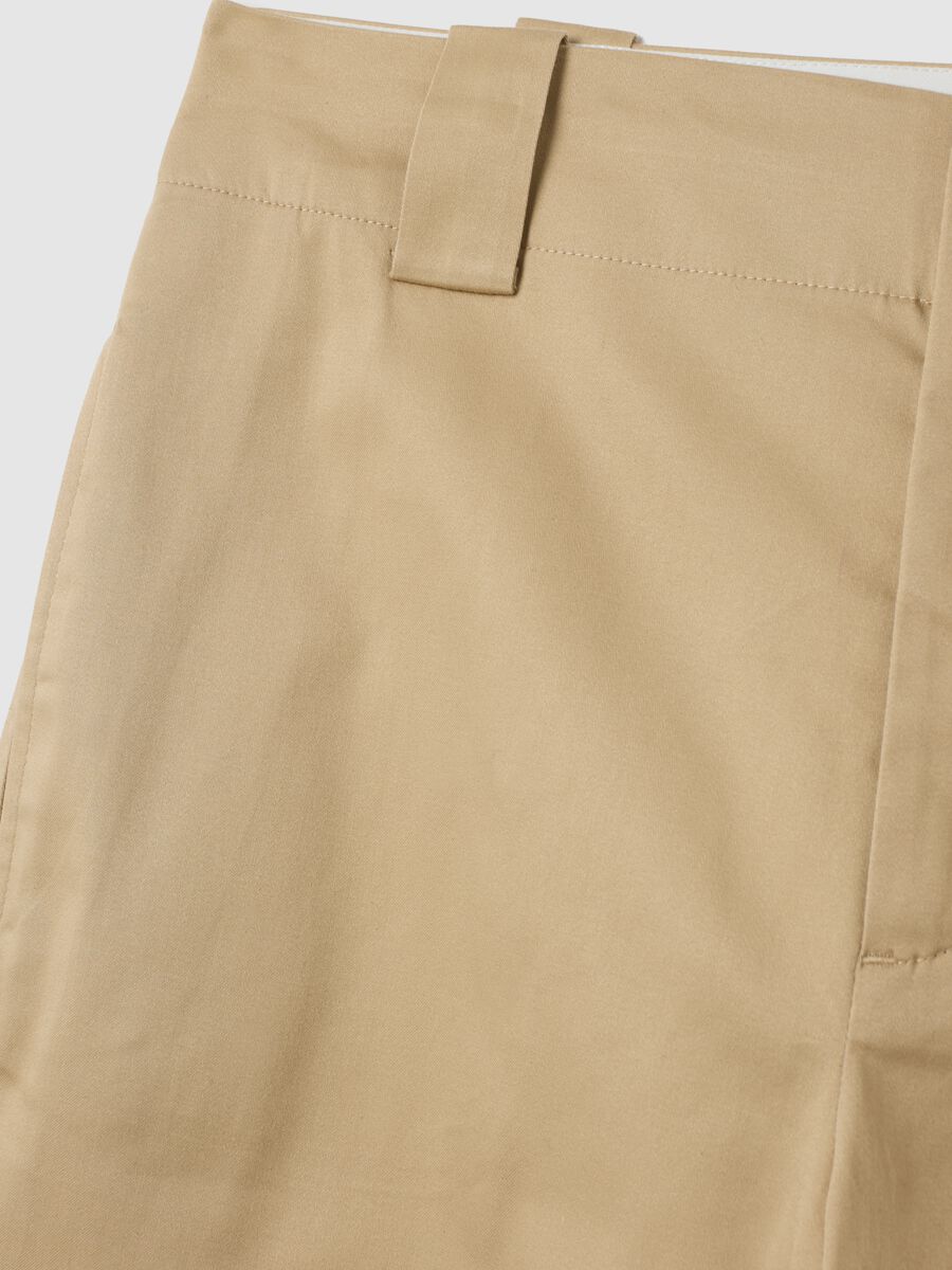 Beige cotton trousers regular fit_6