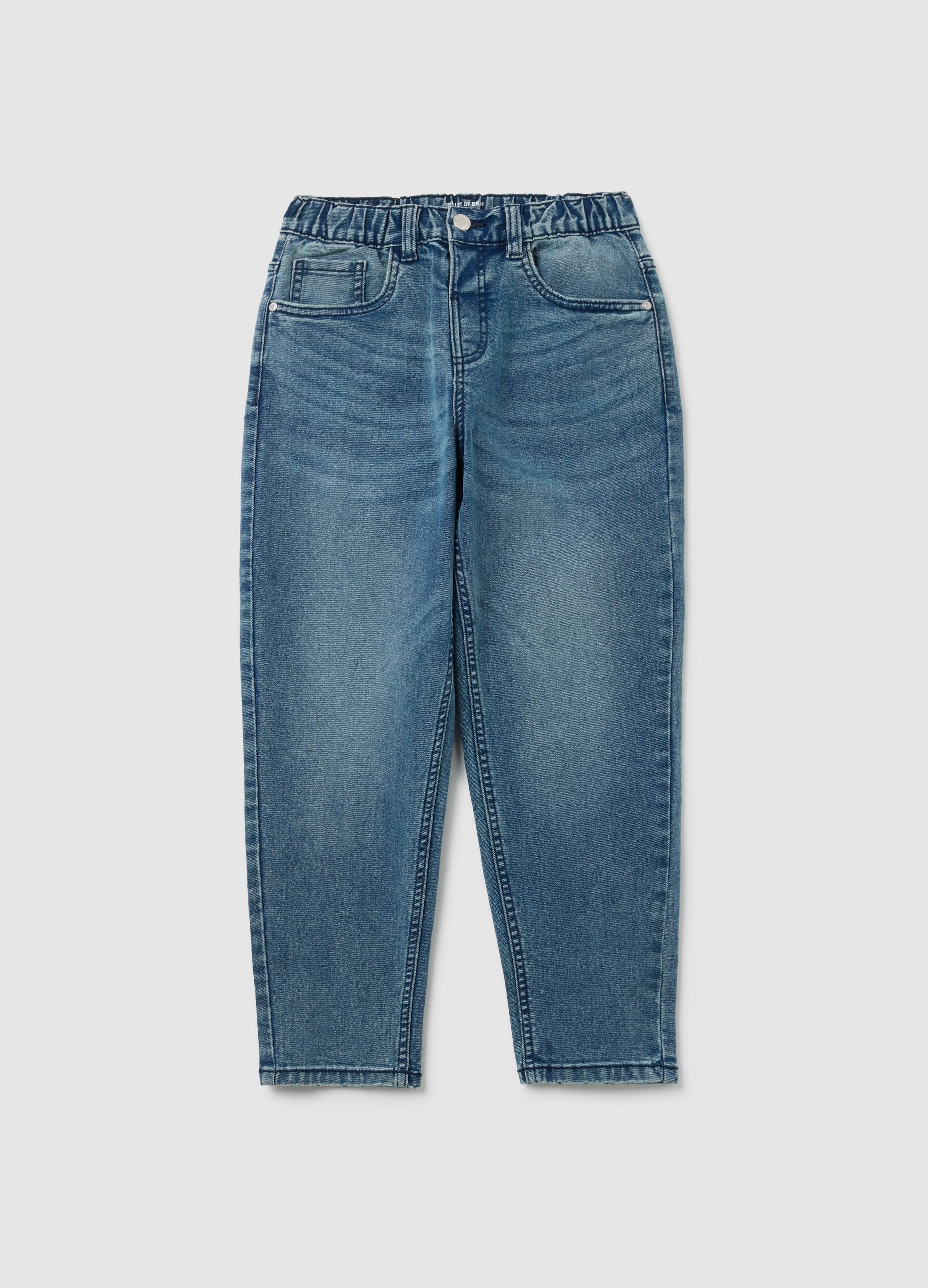 Boys' Comfort Fit Blue Denim Jeans