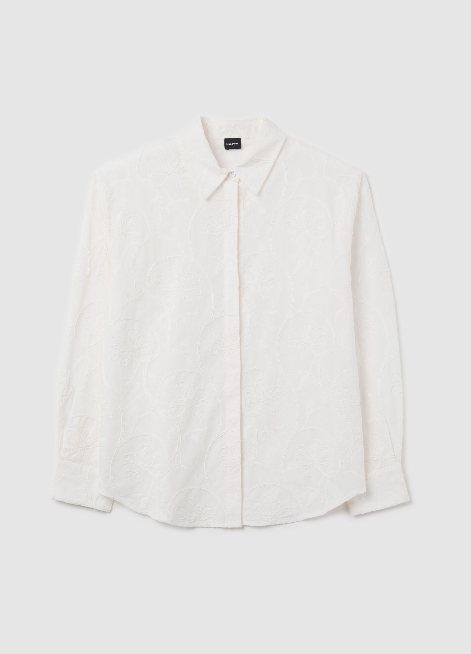 White shirt in cotton