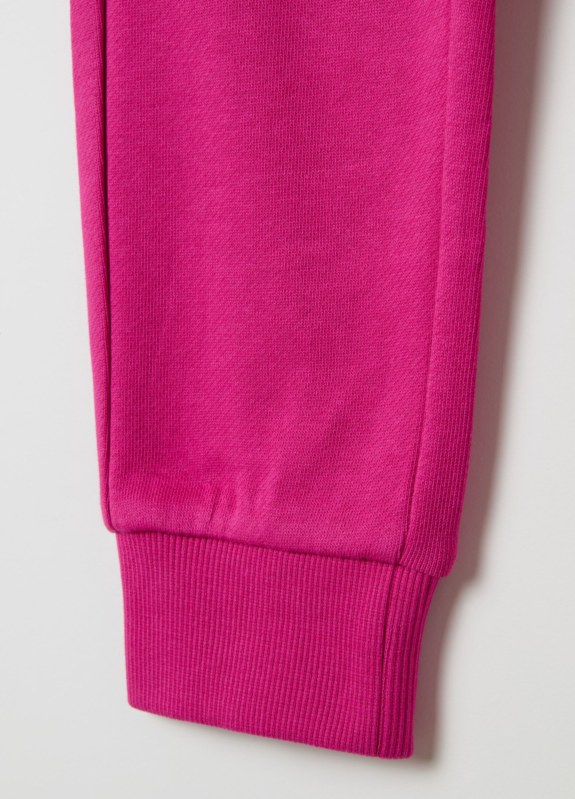 Cotton joggers with drawstring