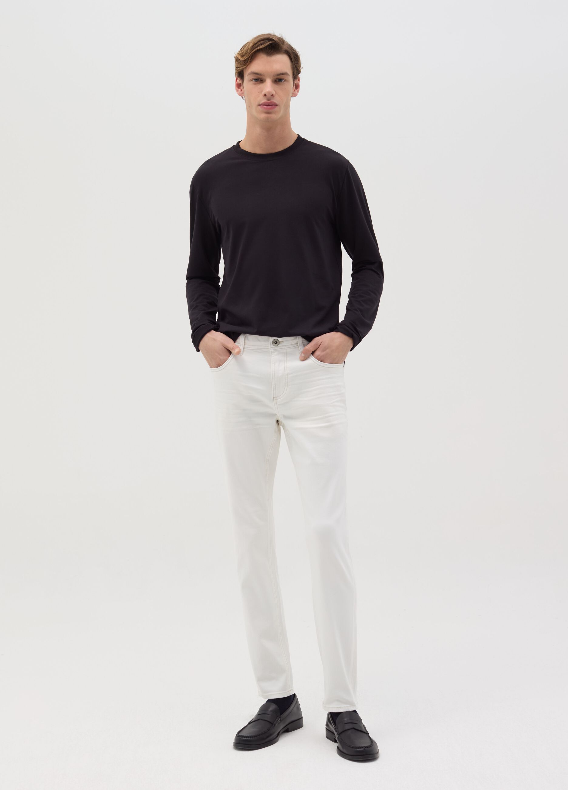 Skinny-fit jeans with five pockets