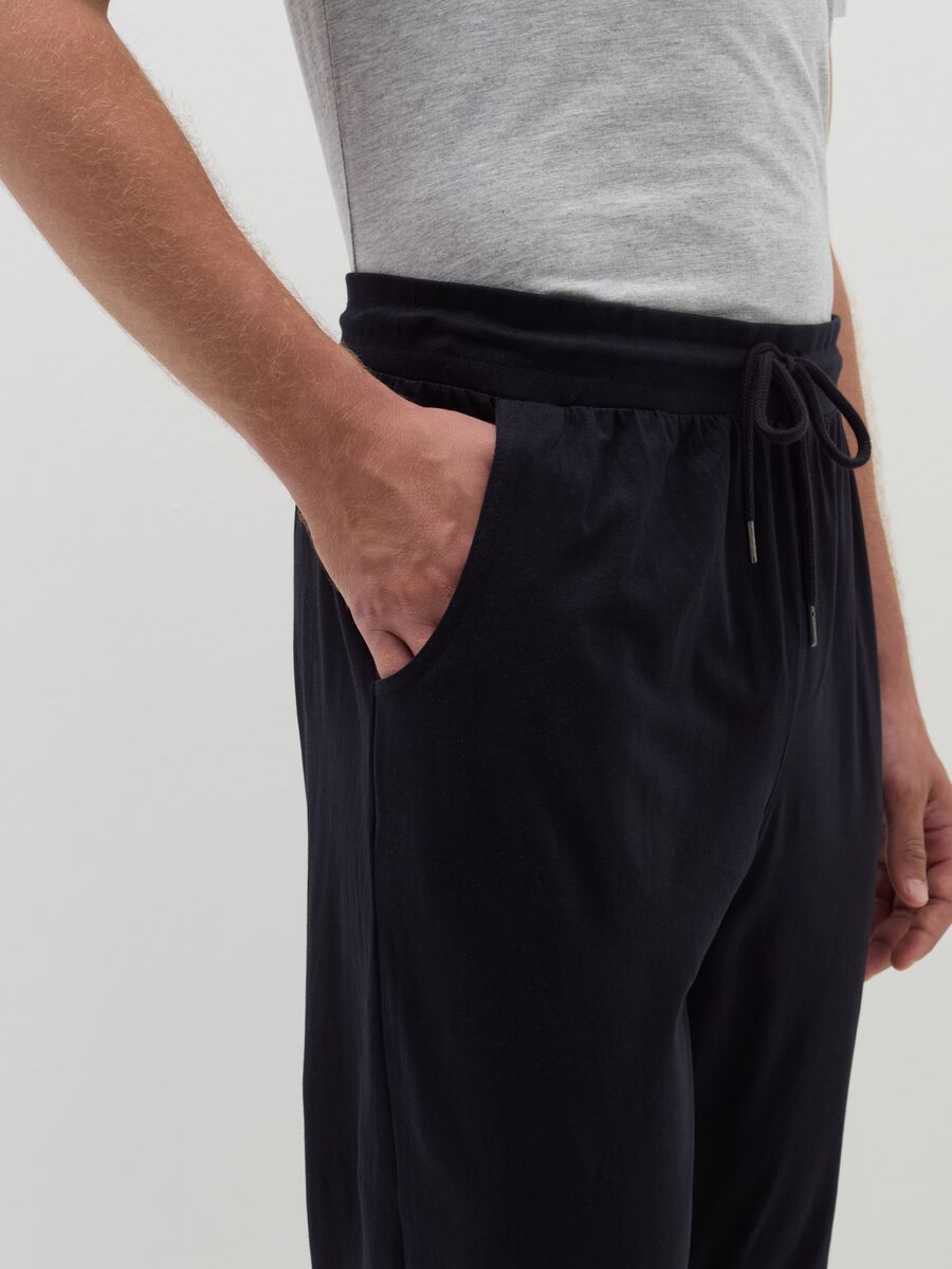 Pantalone pigiama con coulisse_3