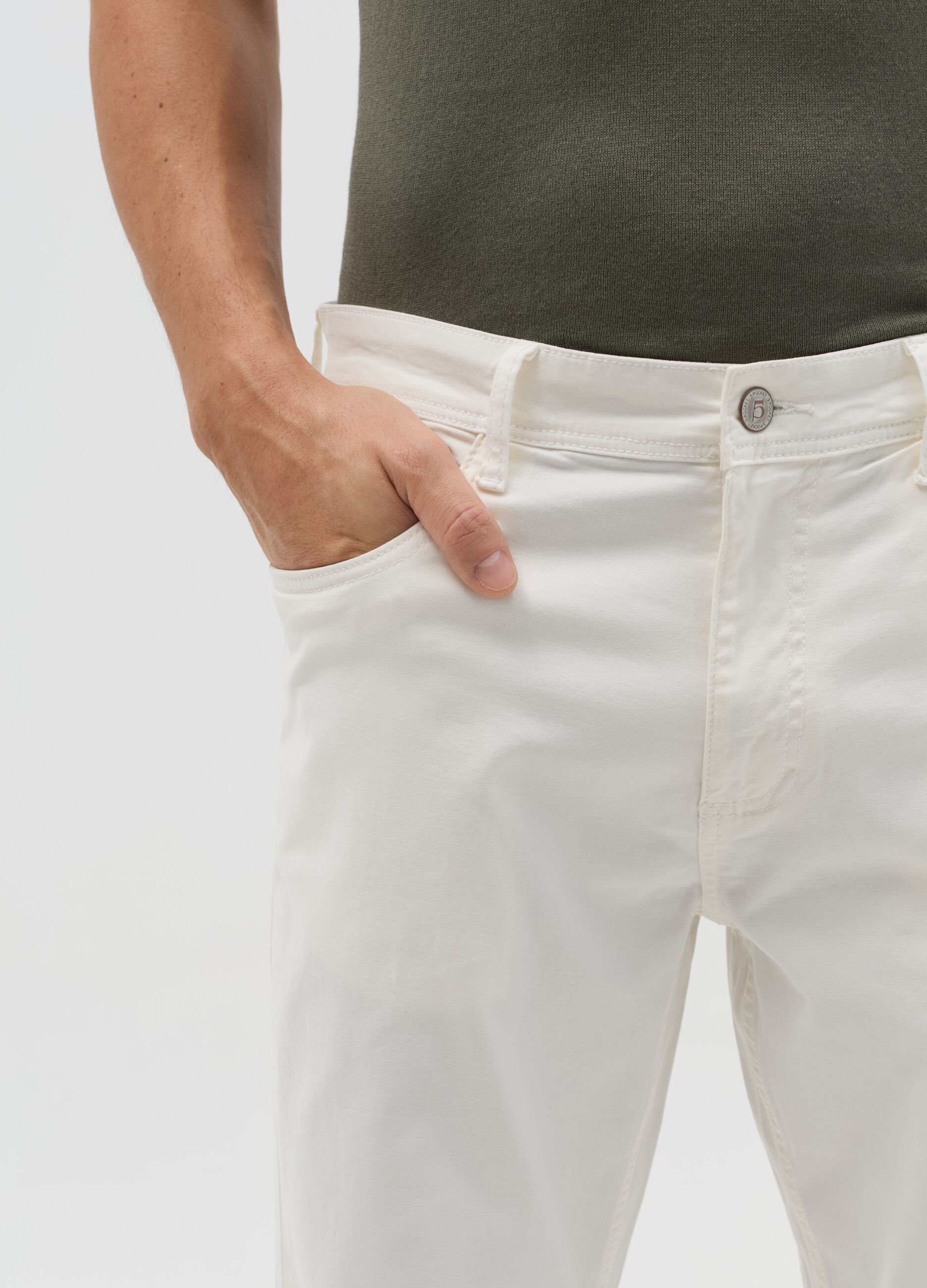 Regular-fit trousers with five pockets