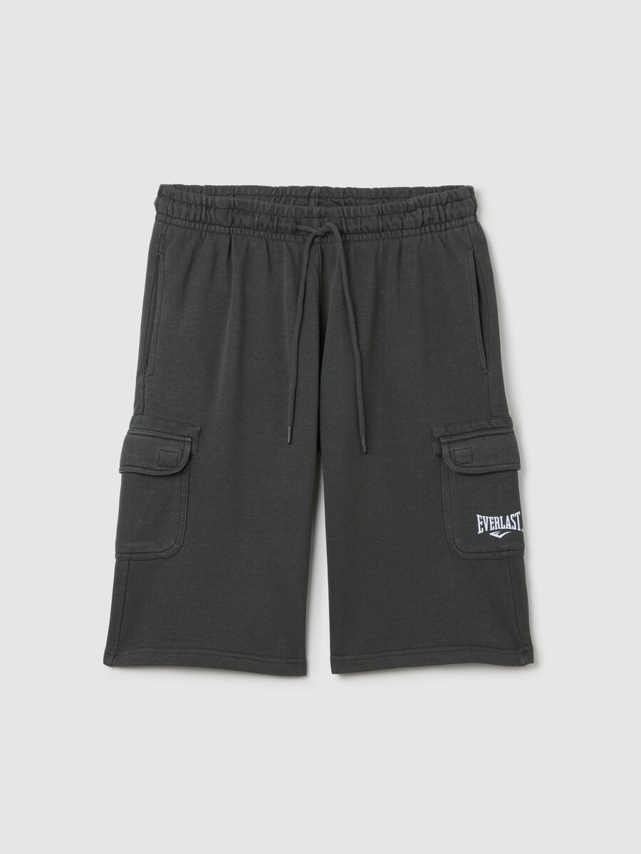 Grey Everlast cargo shorts_4