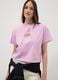 Regular fit pink pure cotton T-shirt with Patrick Star print_0