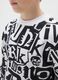 White sweatshirt with letter print_2