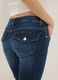 Flared jeans in blue stretch denim cotton_3