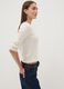 White cable-knit crew-neck jumper, regular fit_2
