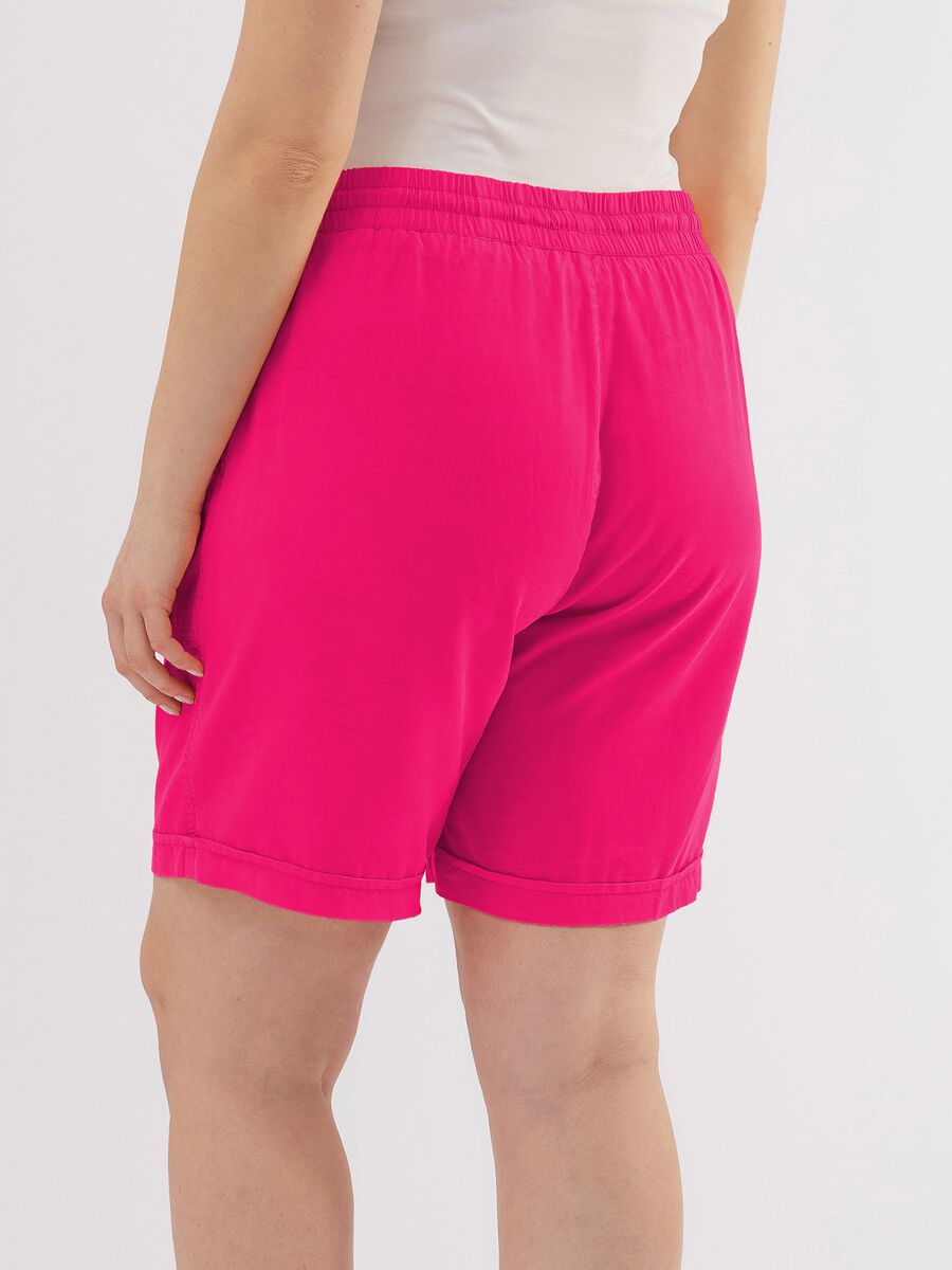 Shorts in Lyocell con coulisse Curvy_2