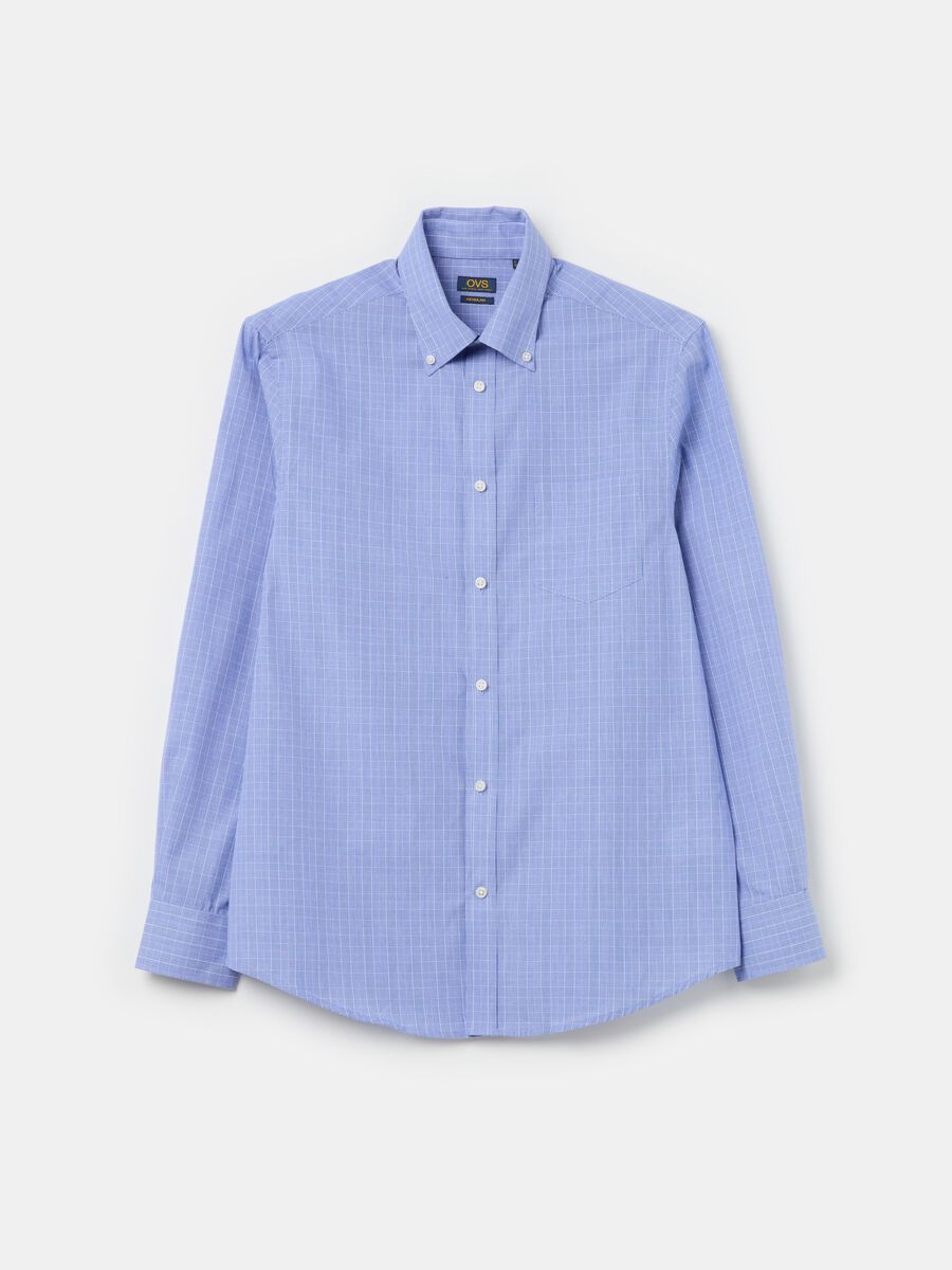 Regular-fit check shirt with pocket_4