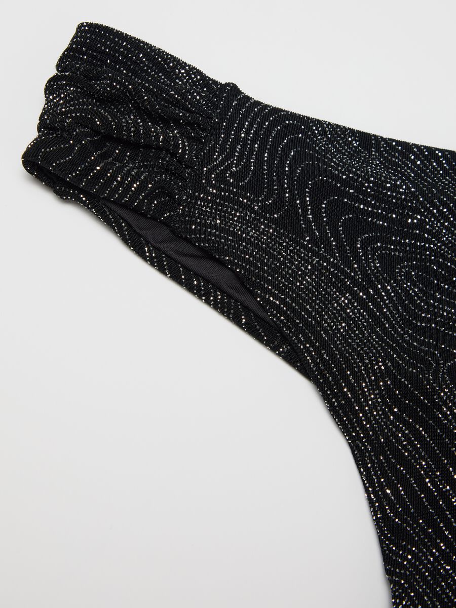 Black Brazilian-cut bikini briefs with lurex motif_5