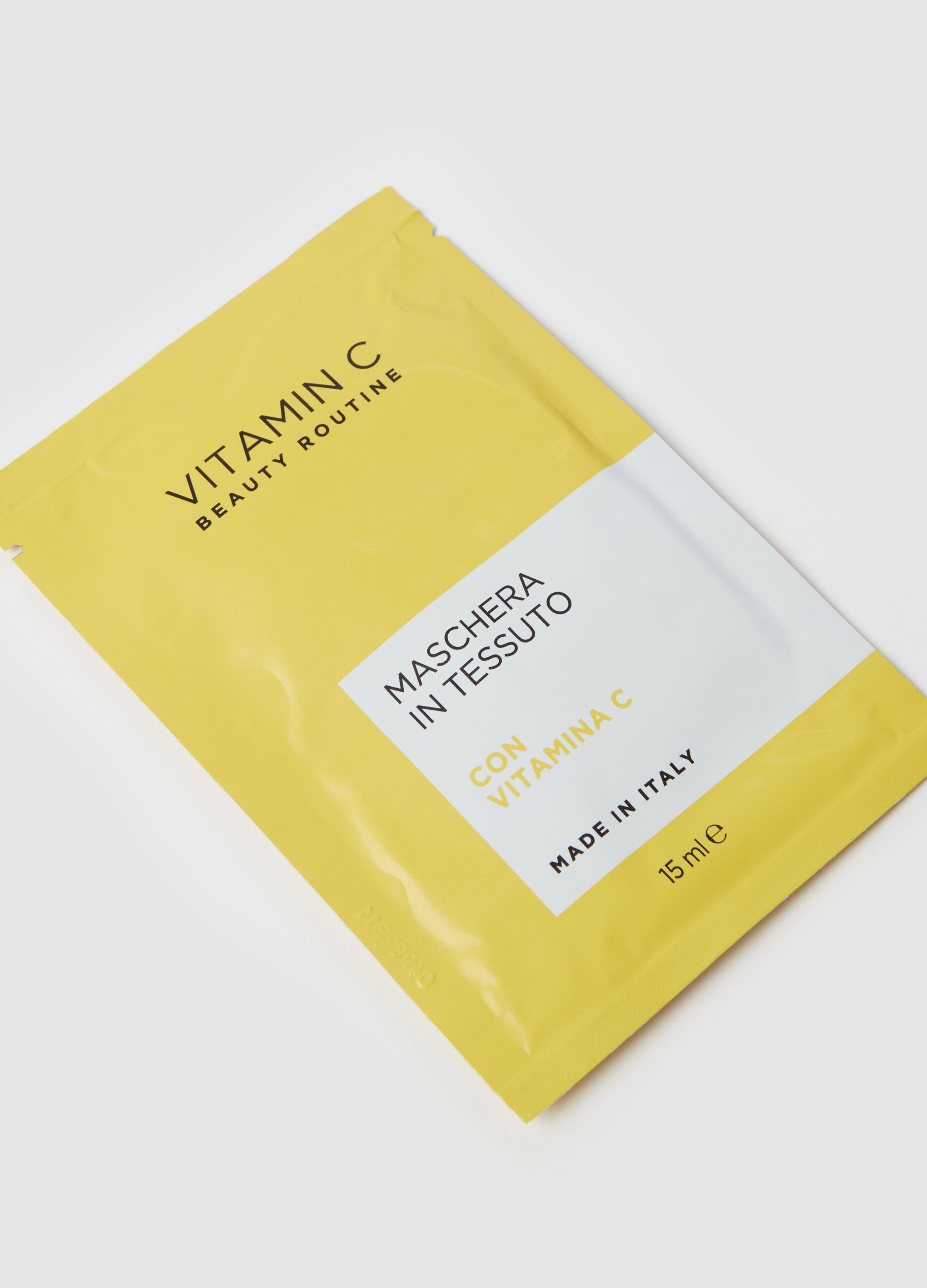 Maschera viso illuminante BEAUTY ROUTINE alla Vitamina C