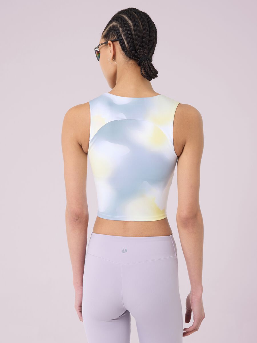 ALTAVIA STUDIO tie dye crop top with light support_2