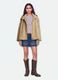 Beige cotton-blend parka with hood, regular fit_2